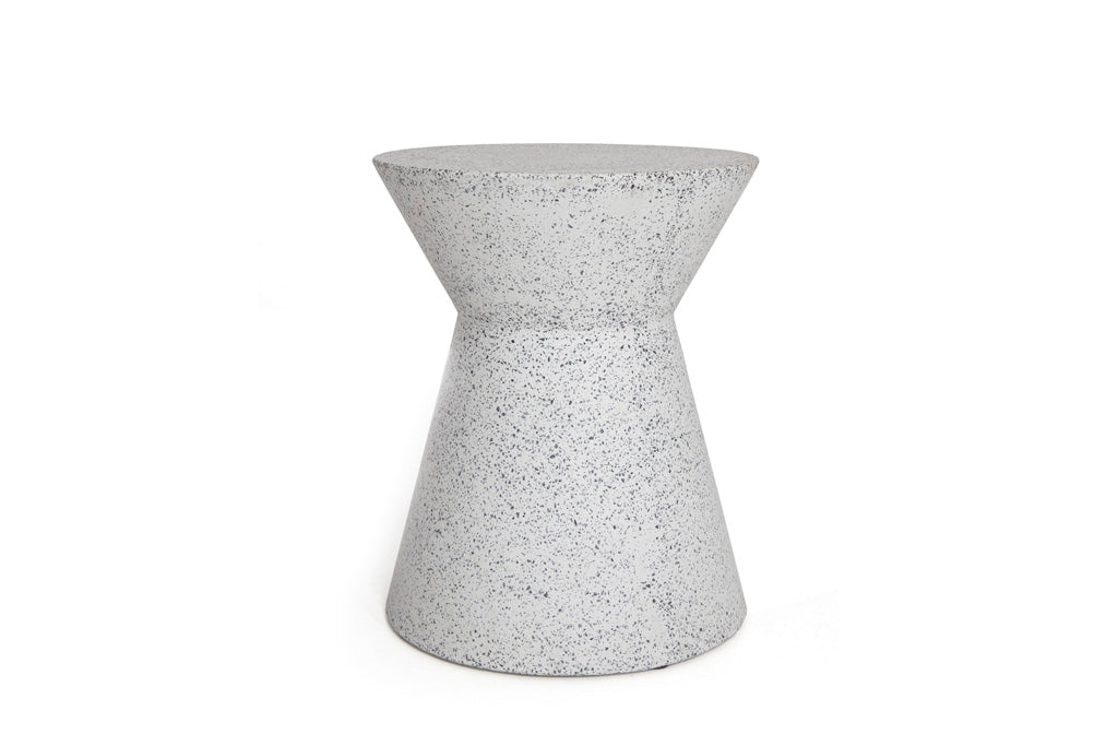 Σκαμπό Biella Terazzo Grey Black (35x35x44) Soulworks 0800001 από την εταιρεία SOULWORKS