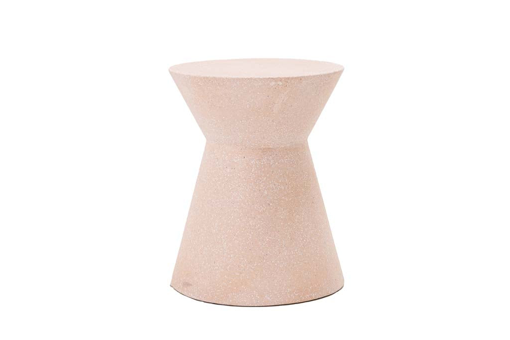 Σκαμπό Biella Terazzo Pink White (35x35x44) Soulworks 0800002 από την εταιρεία SOULWORKS