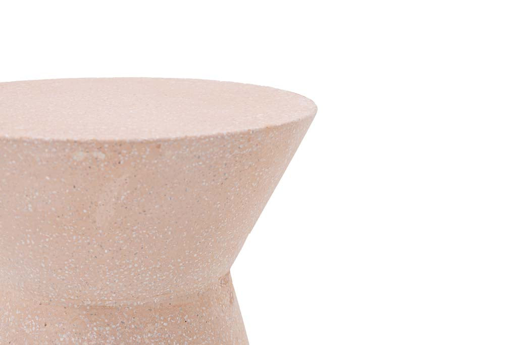 Σκαμπό Biella Terazzo Pink White (35x35x44) Soulworks 0800002 από την εταιρεία SOULWORKS