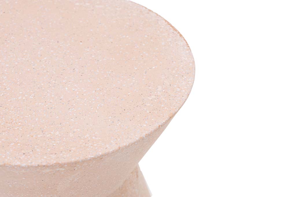 Σκαμπό Biella Terazzo Pink White (35x35x44) Soulworks 0800002 από την εταιρεία SOULWORKS