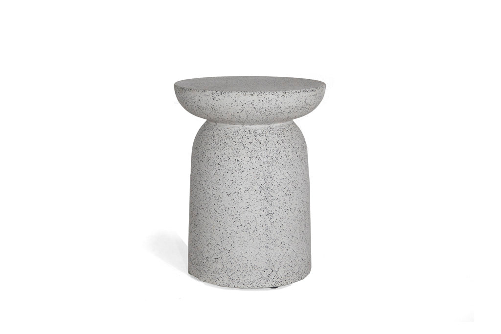 Σκαμπό Rieti Terazzo Grey Black (35x35x45) Soulworks 0800007 από την εταιρεία SOULWORKS