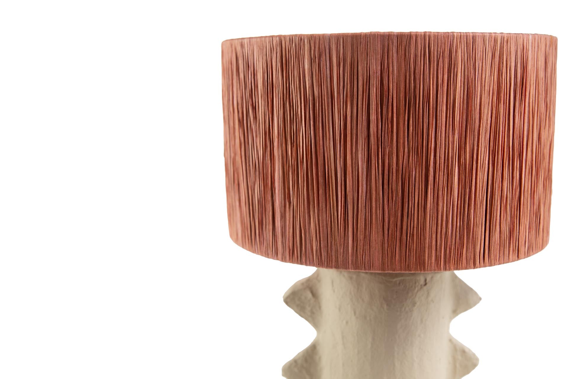 Επιτραπέζιο Φωτιστικό Miela Raffia Beige Terracota (34x34x52) Soulworks 0880005 από την εταιρεία SOULWORKS