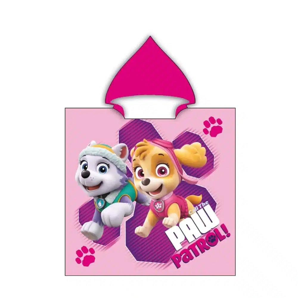 Παιδικό Πόντσο Microfiber Paw Patrol Ροζ από την εταιρεία Borea Home Textiles