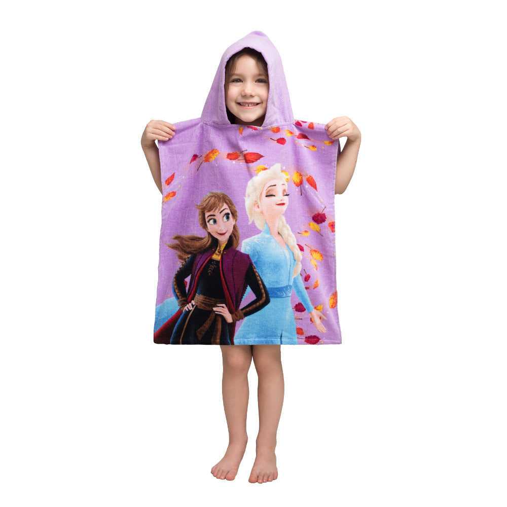 Παιδικό Πόντσο Βαμβακερό Βελούδινο Frozen 320gsm από την εταιρεία Borea Home Textiles