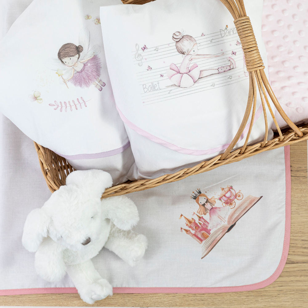 Πάνα Αγκαλιάς Φανελένια Για Κορίτσι από την εταιρεία Borea Home Textiles