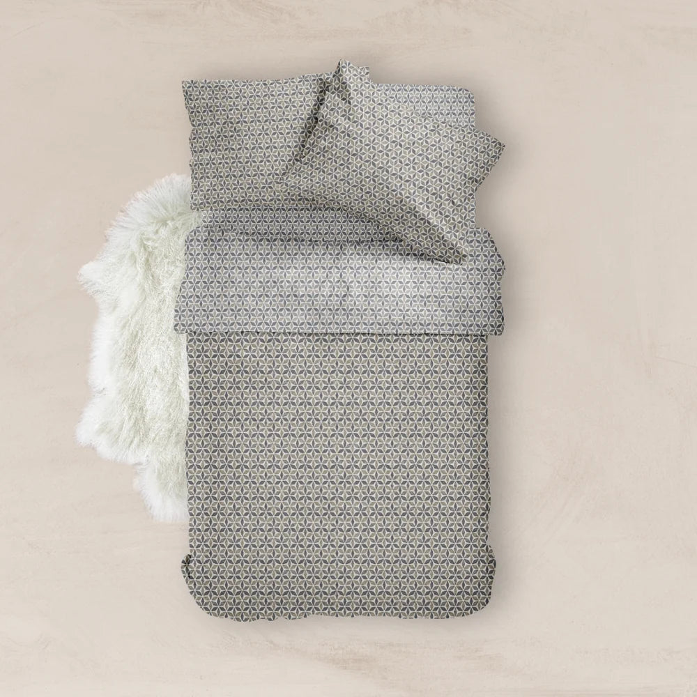 Παπλωματοθήκη Εμπριμέ Honey Υπέρδιπλη από την εταιρεία Borea Home Textiles