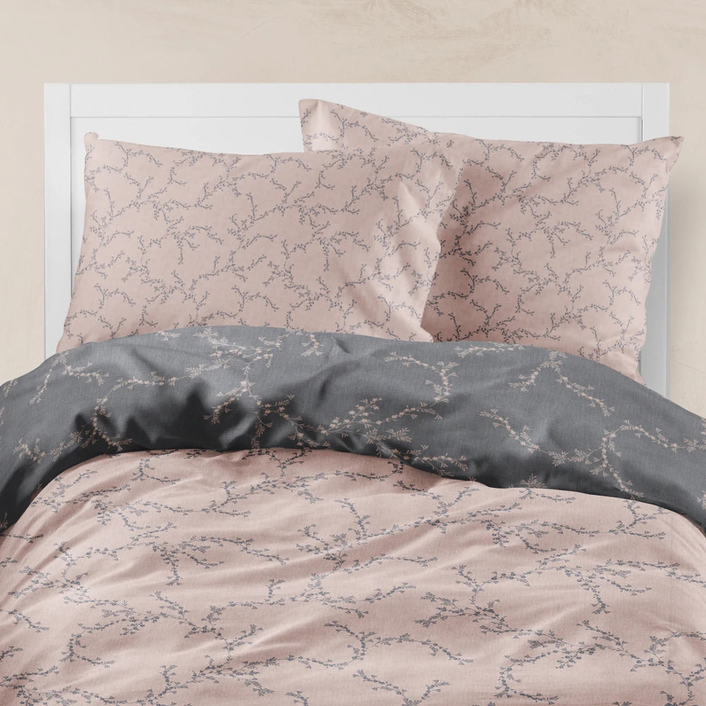 Παπλωματοθήκη Εμπριμέ Nest Μονή από την εταιρεία Borea Home Textiles