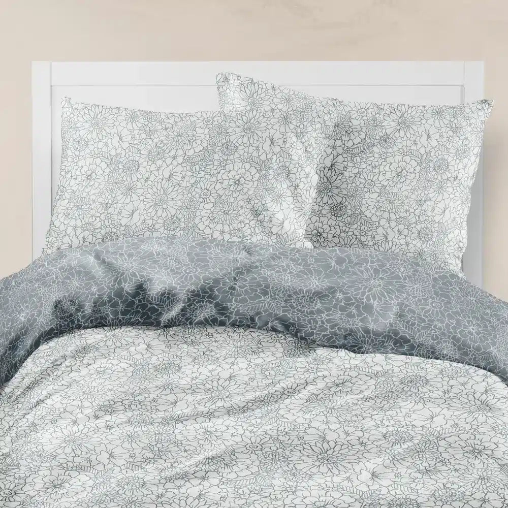 Παπλωματοθήκη Εμπριμέ Bloom Μονή από την εταιρεία Borea Home Textiles