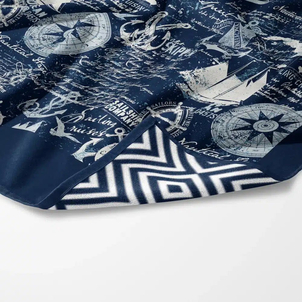 Πετσέτα Θαλάσσης Microfiber Quick Dry Nautical από την εταιρεία Borea Home Textiles