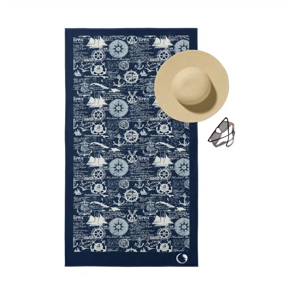 Πετσέτα Θαλάσσης Microfiber Quick Dry Nautical από την εταιρεία Borea Home Textiles