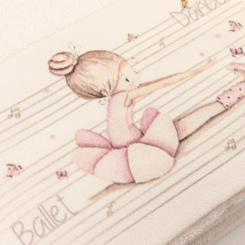 Πετσέτες Σετ 2ΤΜΧ Ballerina Εκρού από την εταιρεία Borea Home Textiles