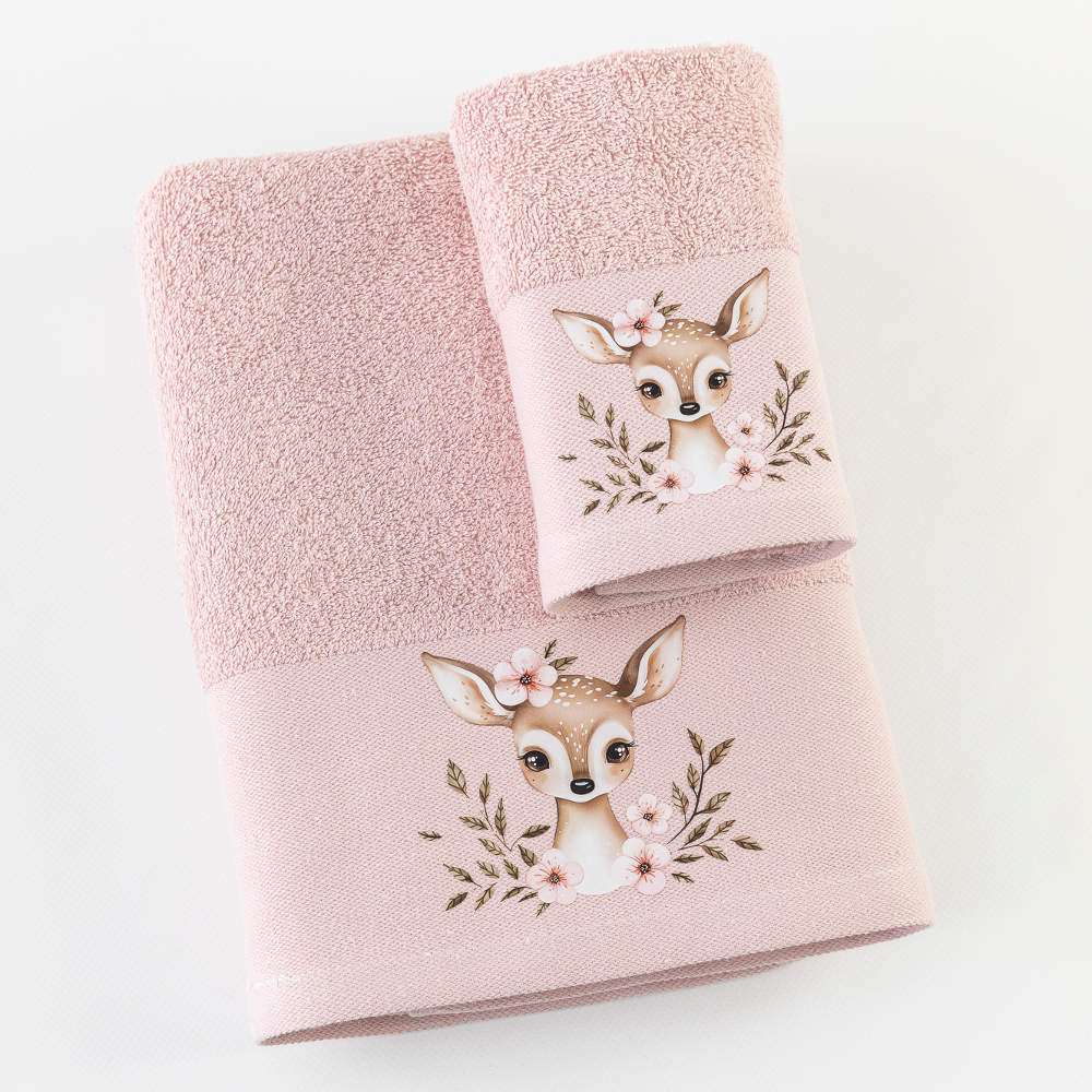 Πετσέτες Σετ 2ΤΜΧ Bambi από την εταιρεία Borea Home Textiles