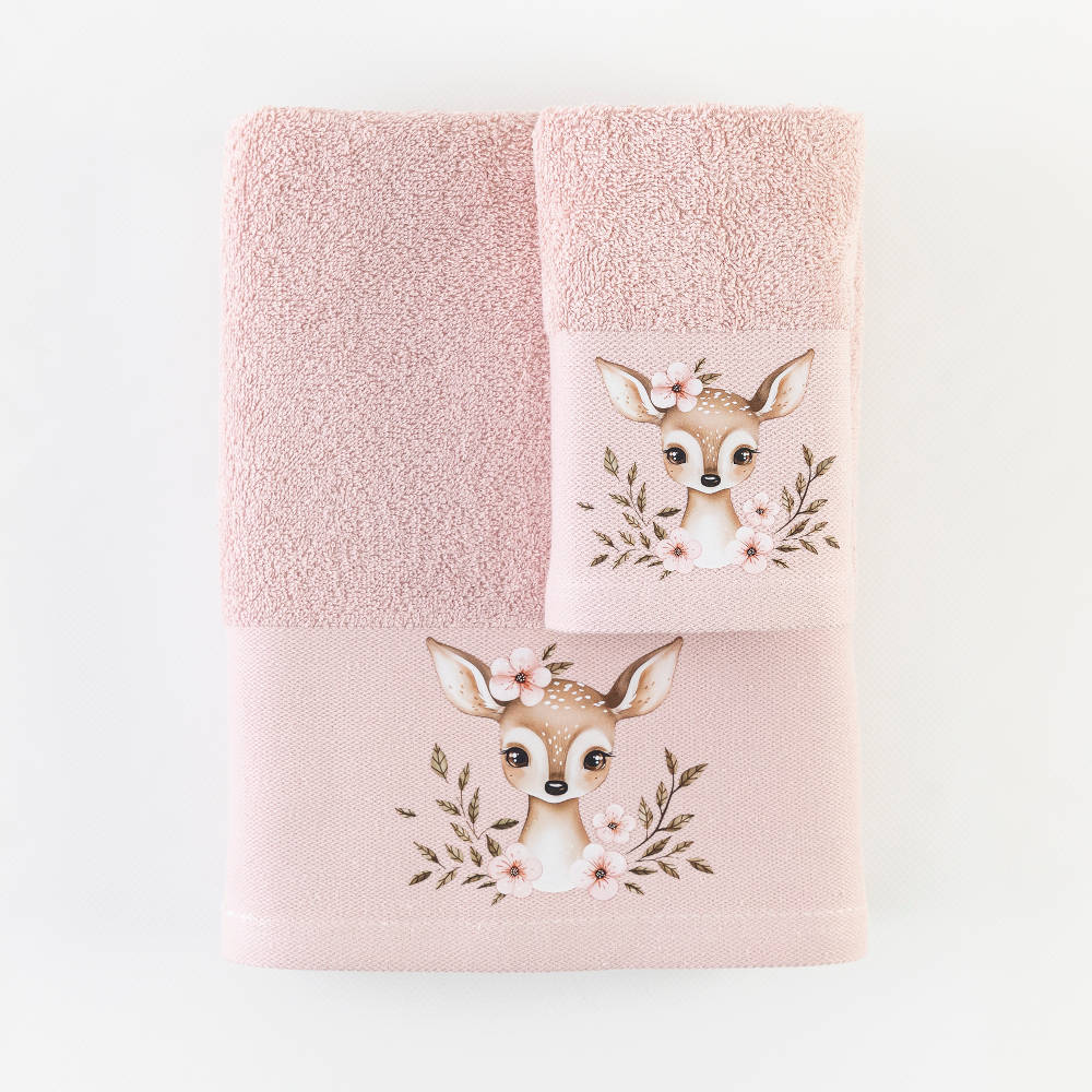 Πετσέτες Σετ 2ΤΜΧ Bambi από την εταιρεία Borea Home Textiles