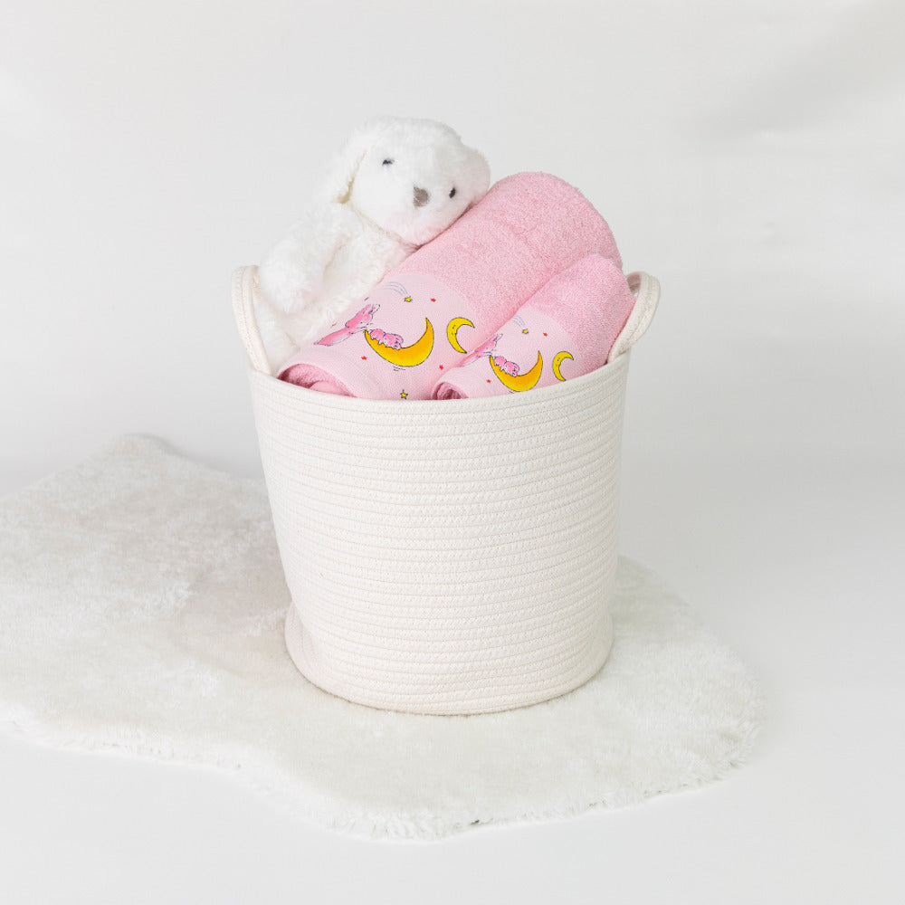 Πετσέτες Σετ 2ΤΜΧ Bunny Ροζ από την εταιρεία Borea Home Textiles