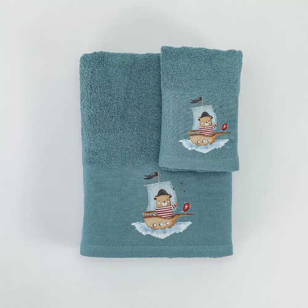 Πετσέτες Σετ 2ΤΜΧ Explorer από την εταιρεία Borea Home Textiles