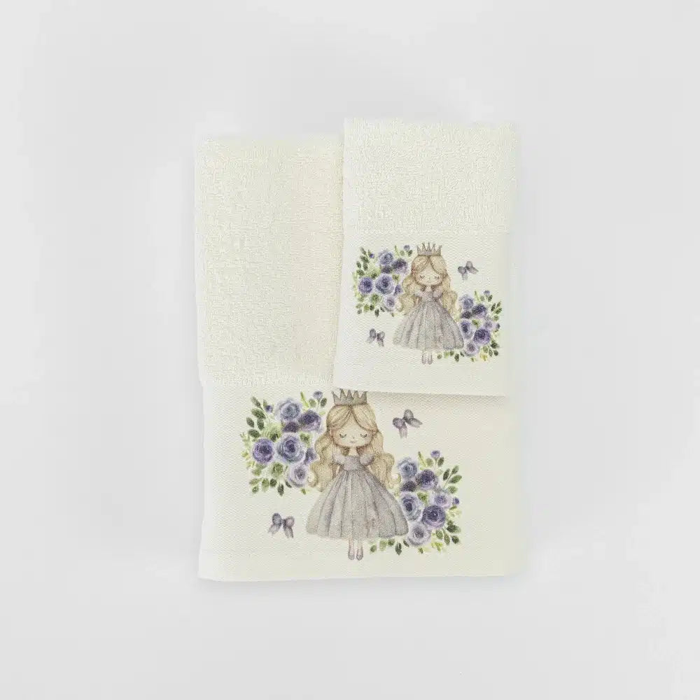 Πετσέτες Σετ 2ΤΜΧ Lily Εκρού από την εταιρεία Borea Home Textiles
