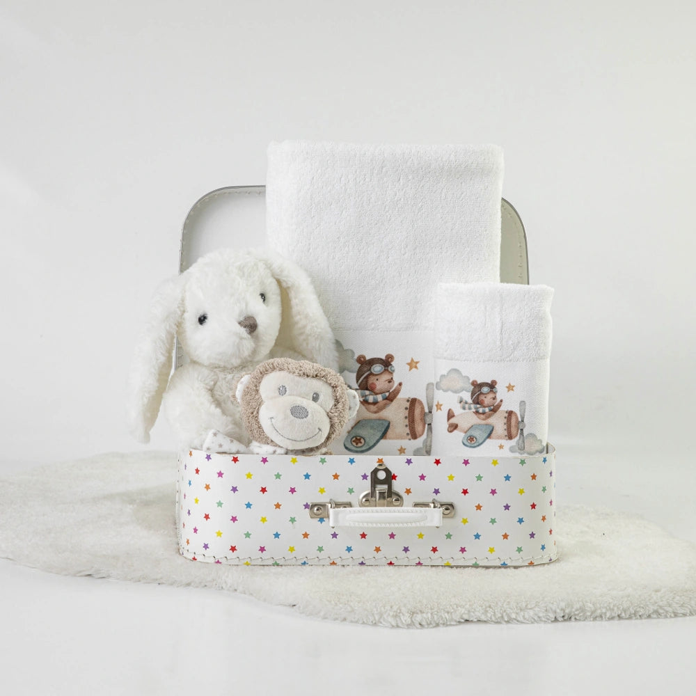 Πετσέτες Σετ 2ΤΜΧ Pilot Λευκό από την εταιρεία Borea Home Textiles