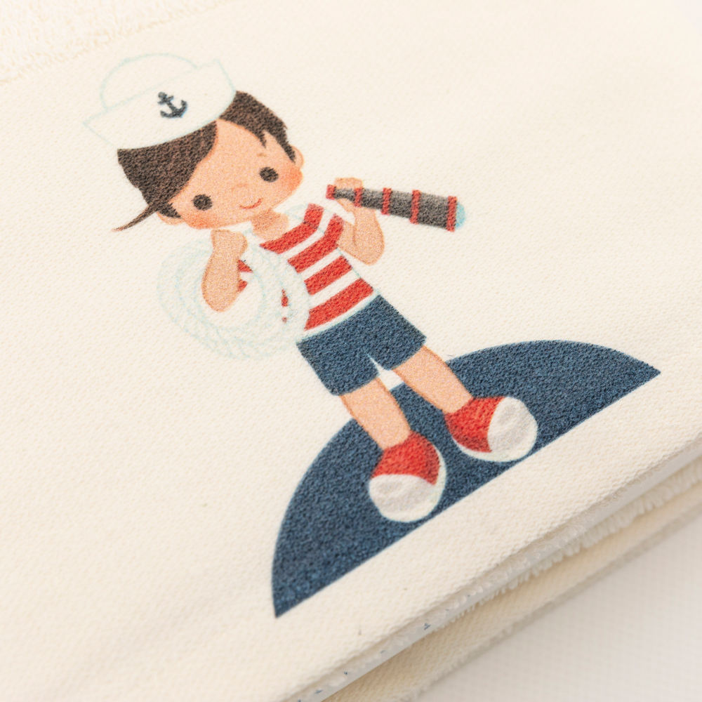 Πετσέτες Σετ 2ΤΜΧ Sailor Εκρού από την εταιρεία Borea Home Textiles