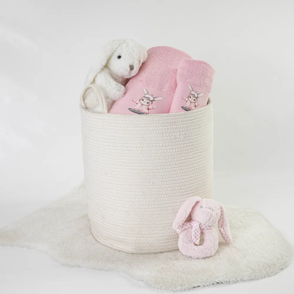 Πετσέτες Σετ 2ΤΜΧ Snowboard Ροζ από την εταιρεία Borea Home Textiles