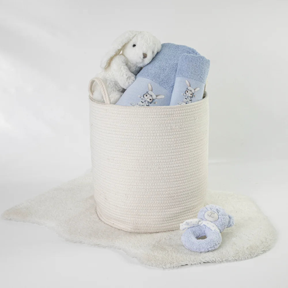 Πετσέτες Σετ 2ΤΜΧ Snowboard Σιέλ από την εταιρεία Borea Home Textiles