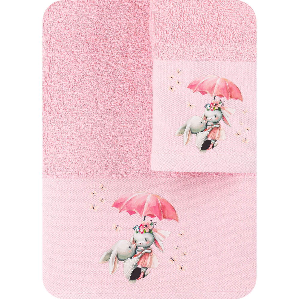 Πετσέτες Σετ 2ΤΜΧ Umbrella από την εταιρεία Borea Home Textiles
