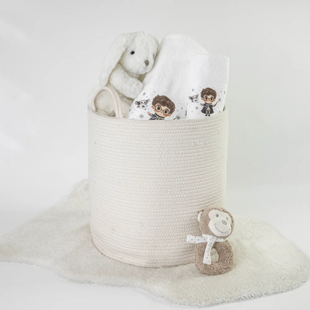 Πετσέτες Σετ 2ΤΜΧ Wizard Λευκό από την εταιρεία Borea Home Textiles