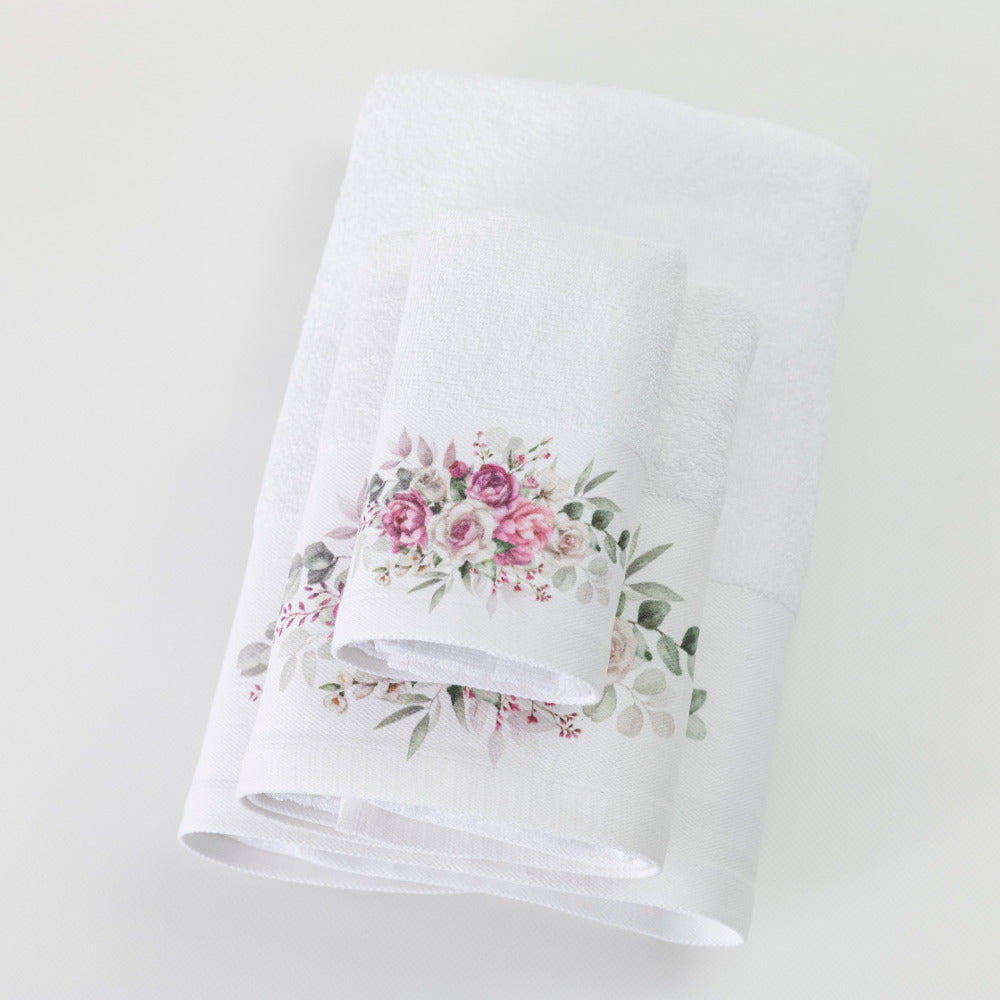 Πετσέτες Σετ 2ΤΜΧ Agnes από την εταιρεία Borea Home Textiles