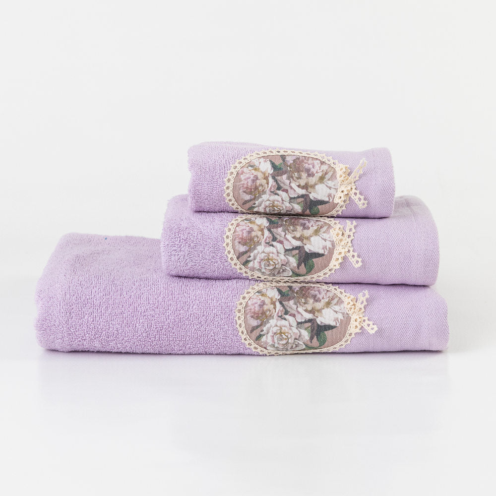 Πετσέτες Σετ 3ΤΜΧ Ashley από την εταιρεία Borea Home Textiles