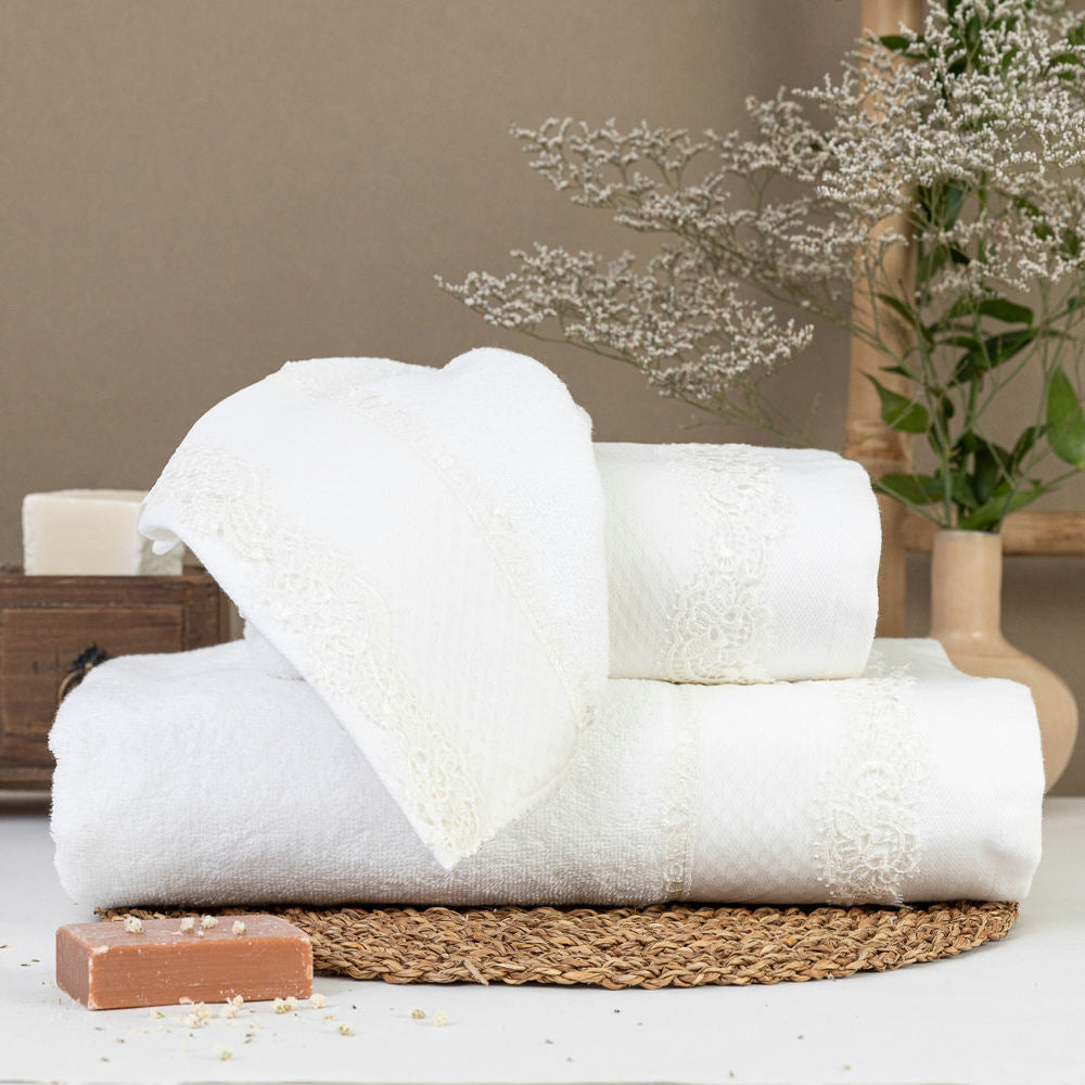 Πετσέτες Σετ 2ΤΜΧ Bonjour από την εταιρεία Borea Home Textiles
