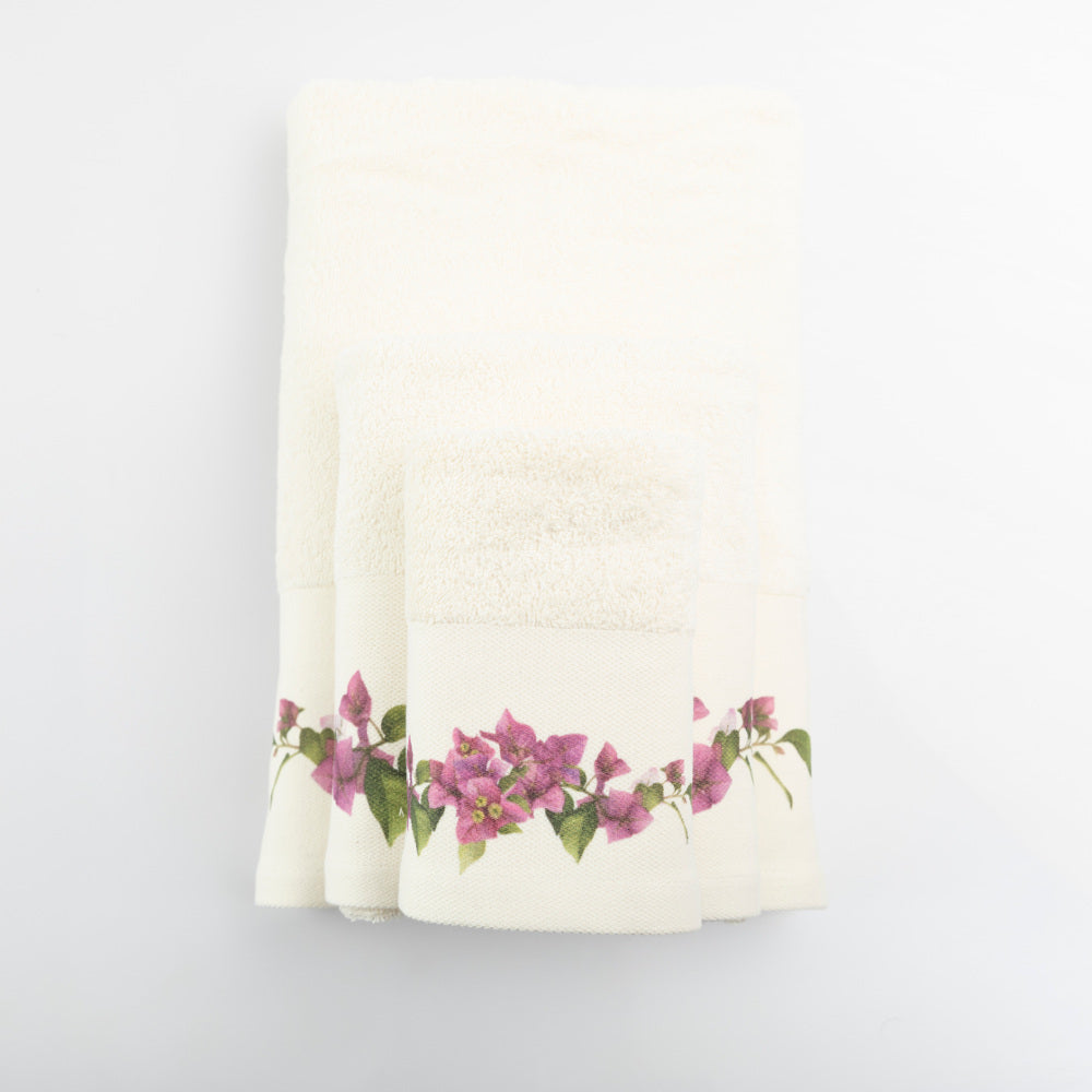 Πετσέτες Σετ 2ΤΜΧ Bougainvillea από την εταιρεία Borea Home Textiles