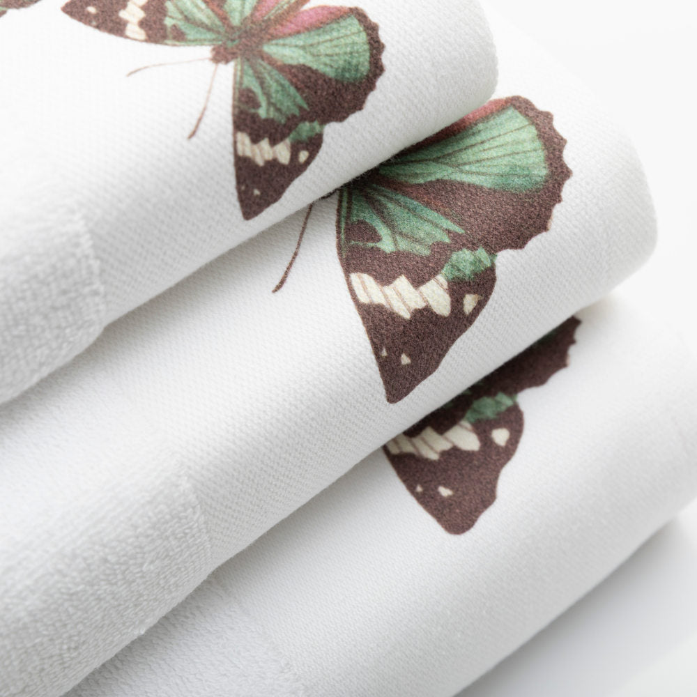 Πετσέτες Σετ 2ΤΜΧ Butterfly από την εταιρεία Borea Home Textiles