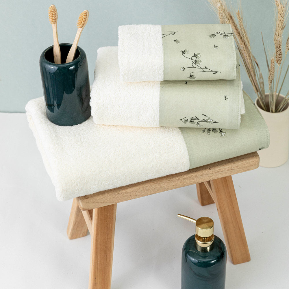 Πετσέτες Σετ 3ΤΜΧ Campanula από την εταιρεία Borea Home Textiles