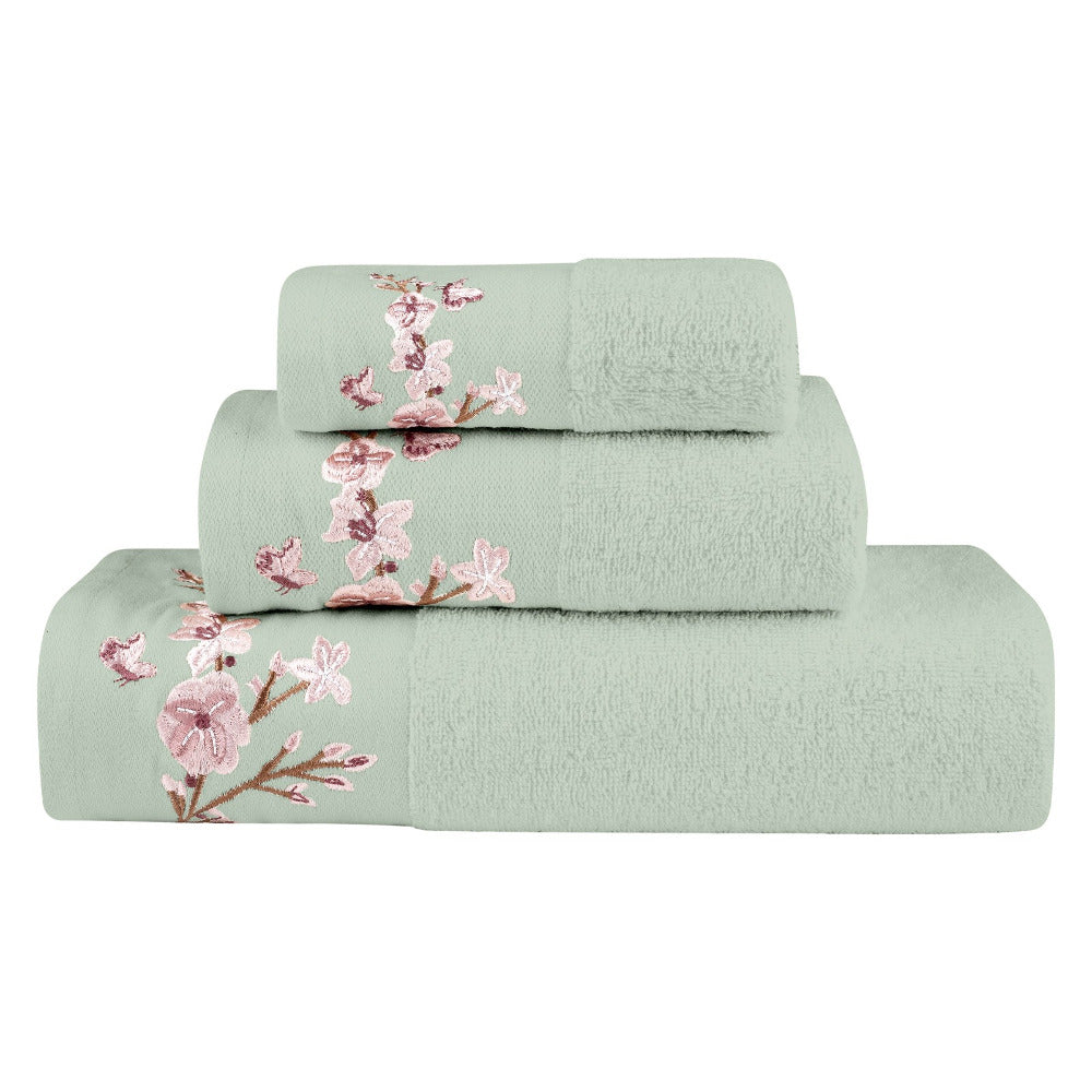 Πετσέτες Σετ 3ΤΜΧ Cherry Blossom από την εταιρεία Borea Home Textiles