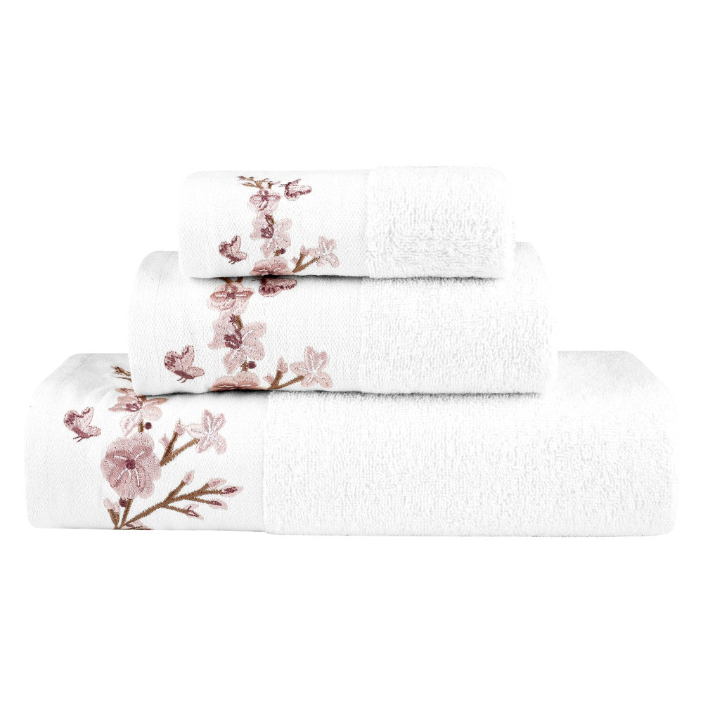 Πετσέτες Σετ 3ΤΜΧ Cherry Blossom από την εταιρεία Borea Home Textiles