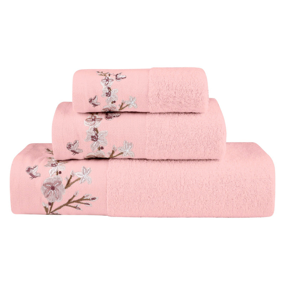 Πετσέτες Σετ 3ΤΜΧ Cherry Blossom από την εταιρεία Borea Home Textiles