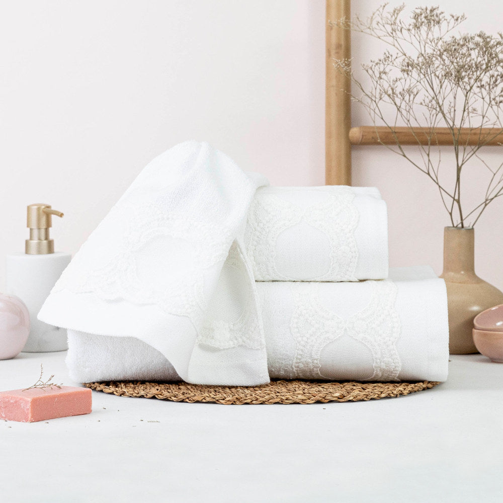 Πετσέτες Σετ 2ΤΜΧ Δάφνη από την εταιρεία Borea Home Textiles