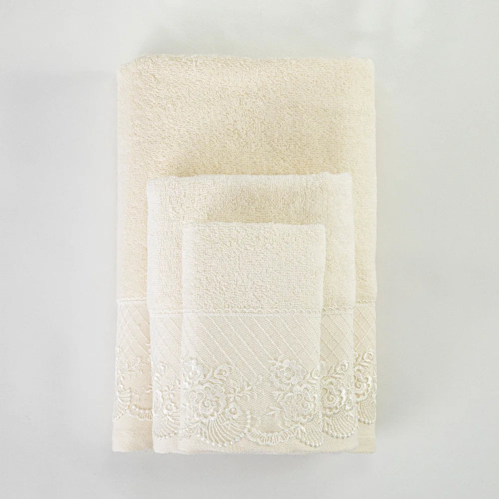 Πετσέτες Σετ 3ΤΜΧ Ηλέκτρα από την εταιρεία Borea Home Textiles