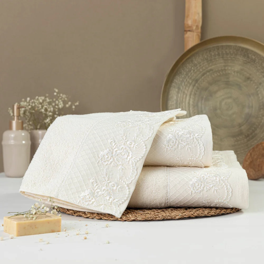 Πετσέτες Σετ 3ΤΜΧ Ηλέκτρα από την εταιρεία Borea Home Textiles