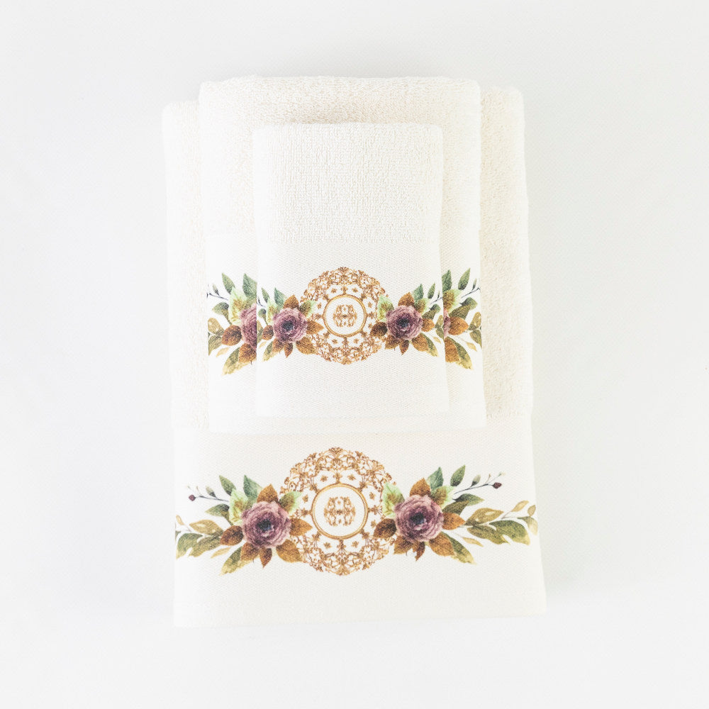 Πετσέτες Σετ 2ΤΜΧ Florence από την εταιρεία Borea Home Textiles