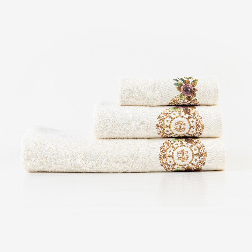Πετσέτες Σετ 2ΤΜΧ Florence από την εταιρεία Borea Home Textiles