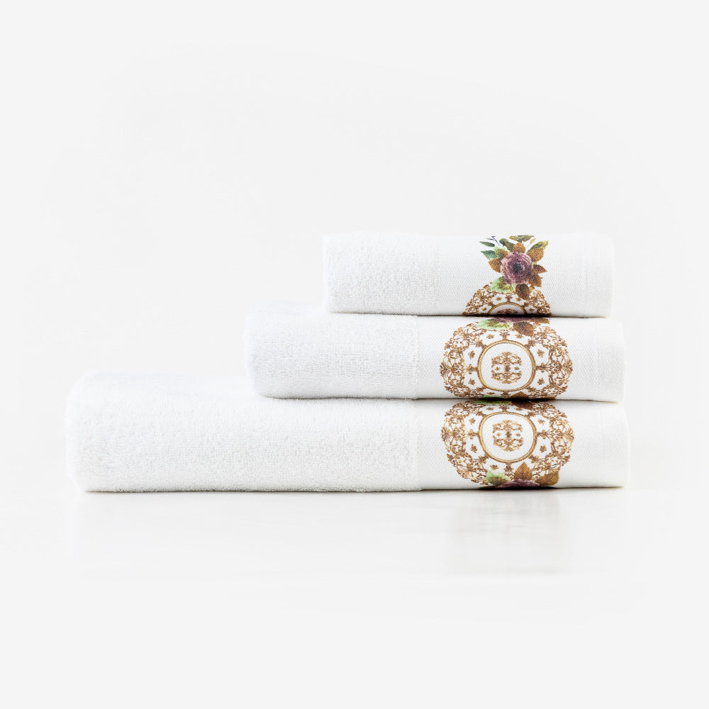 Πετσέτες Σετ 2ΤΜΧ Florence από την εταιρεία Borea Home Textiles