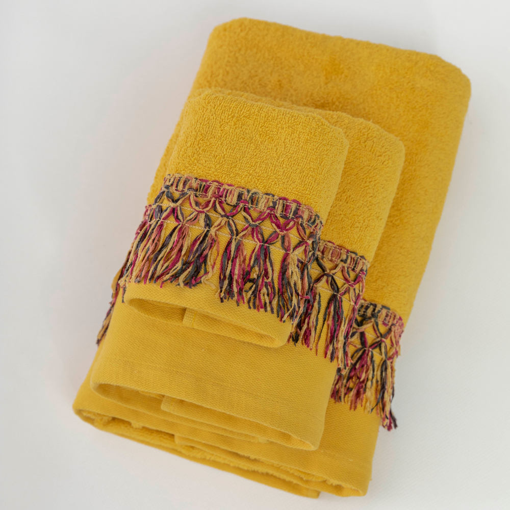 Πετσέτες Σετ 3ΤΜΧ Franja από την εταιρεία Borea Home Textiles