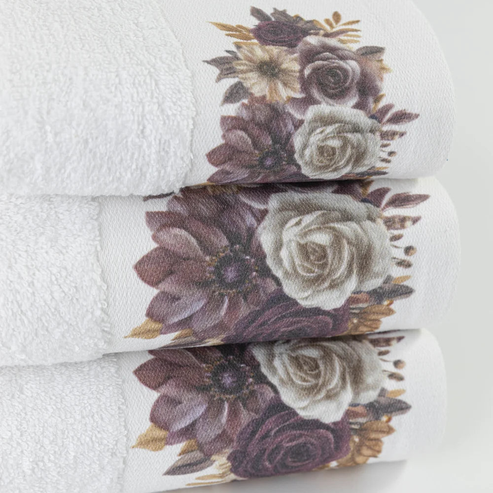 Πετσέτες Σετ 2ΤΜΧ Gerbera από την εταιρεία Borea Home Textiles