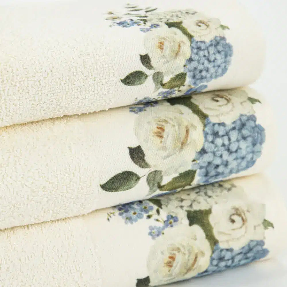 Πετσέτες Σετ 2ΤΜΧ Hortensia από την εταιρεία Borea Home Textiles