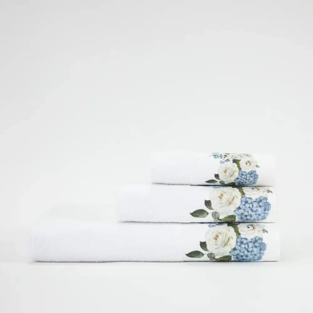 Πετσέτες Σετ 2ΤΜΧ Hortensia από την εταιρεία Borea Home Textiles