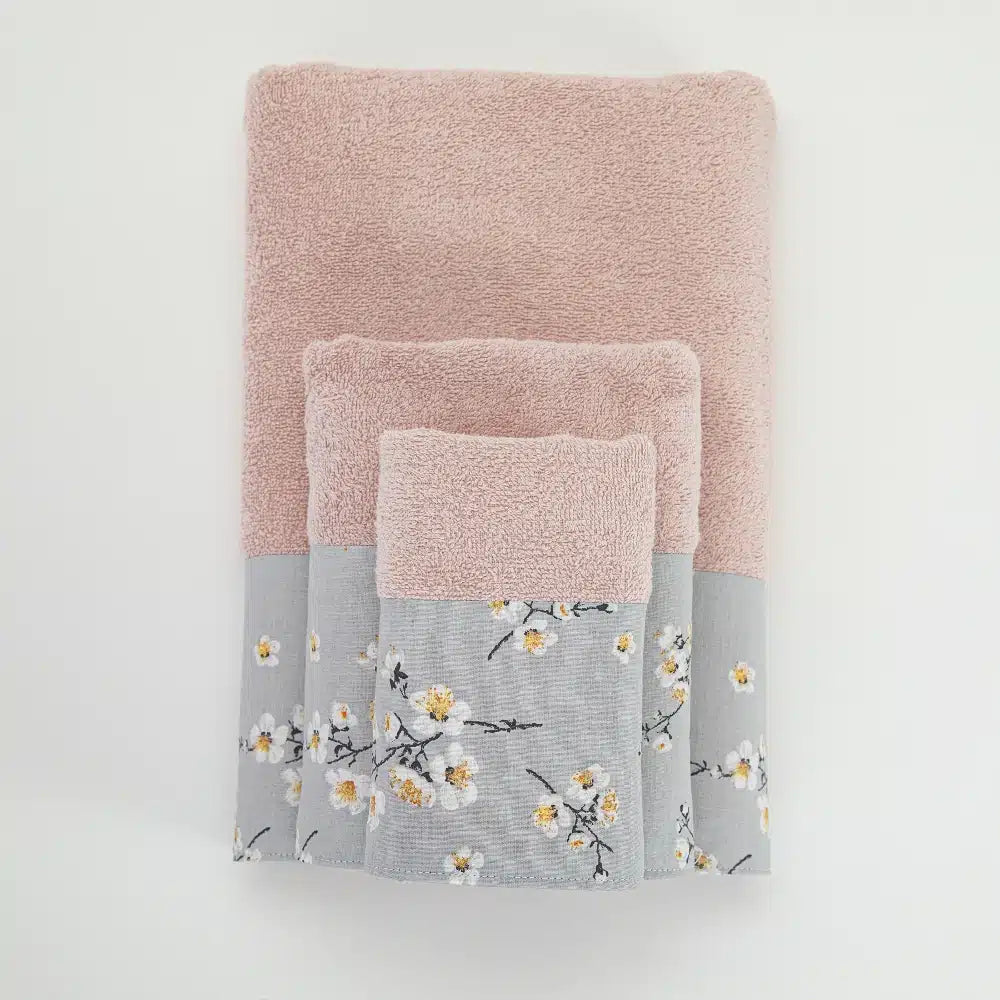 Πετσέτες Σετ 3ΤΜΧ Jasmine από την εταιρεία Borea Home Textiles
