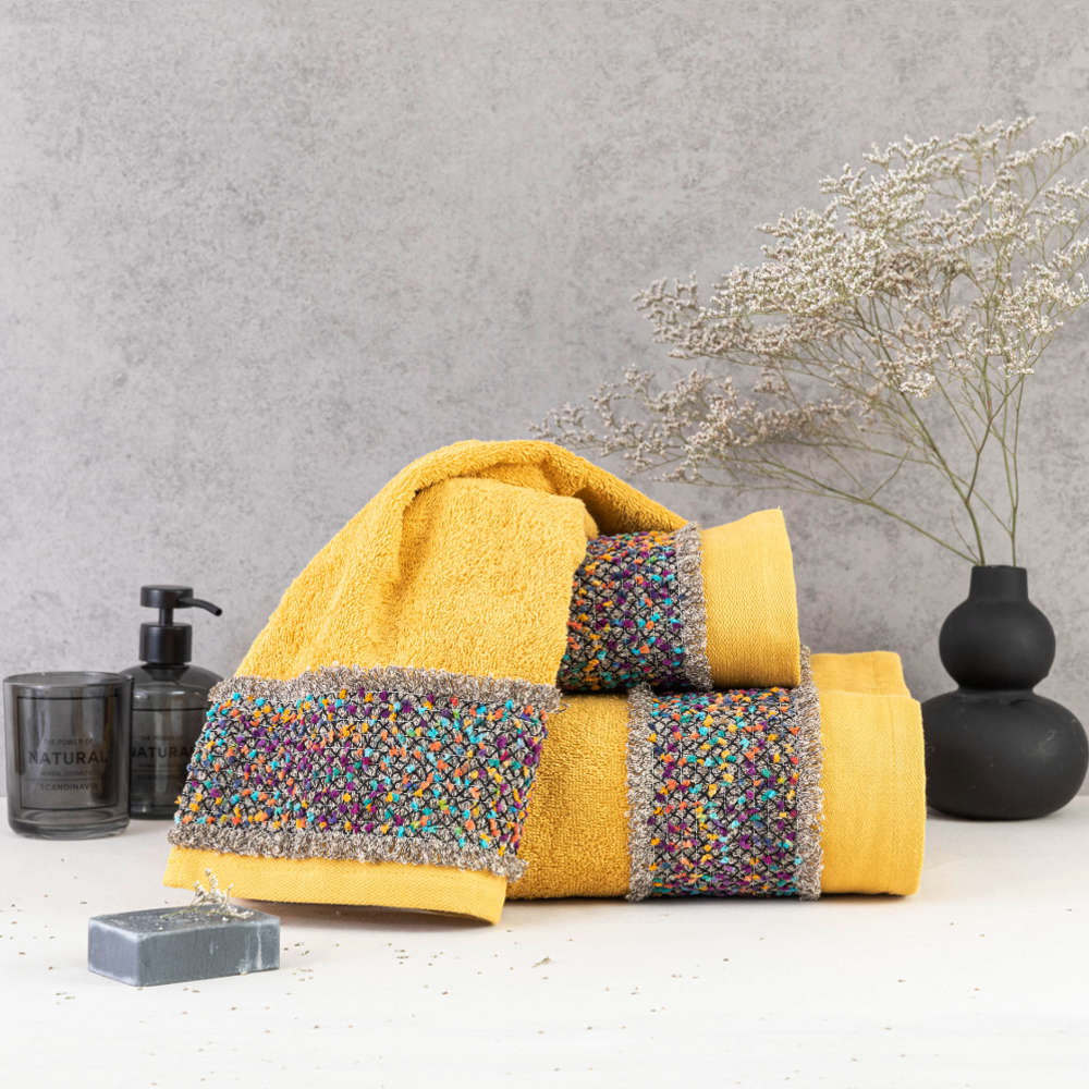 Πετσέτες Σετ 2ΤΜΧ Jules από την εταιρεία Borea Home Textiles