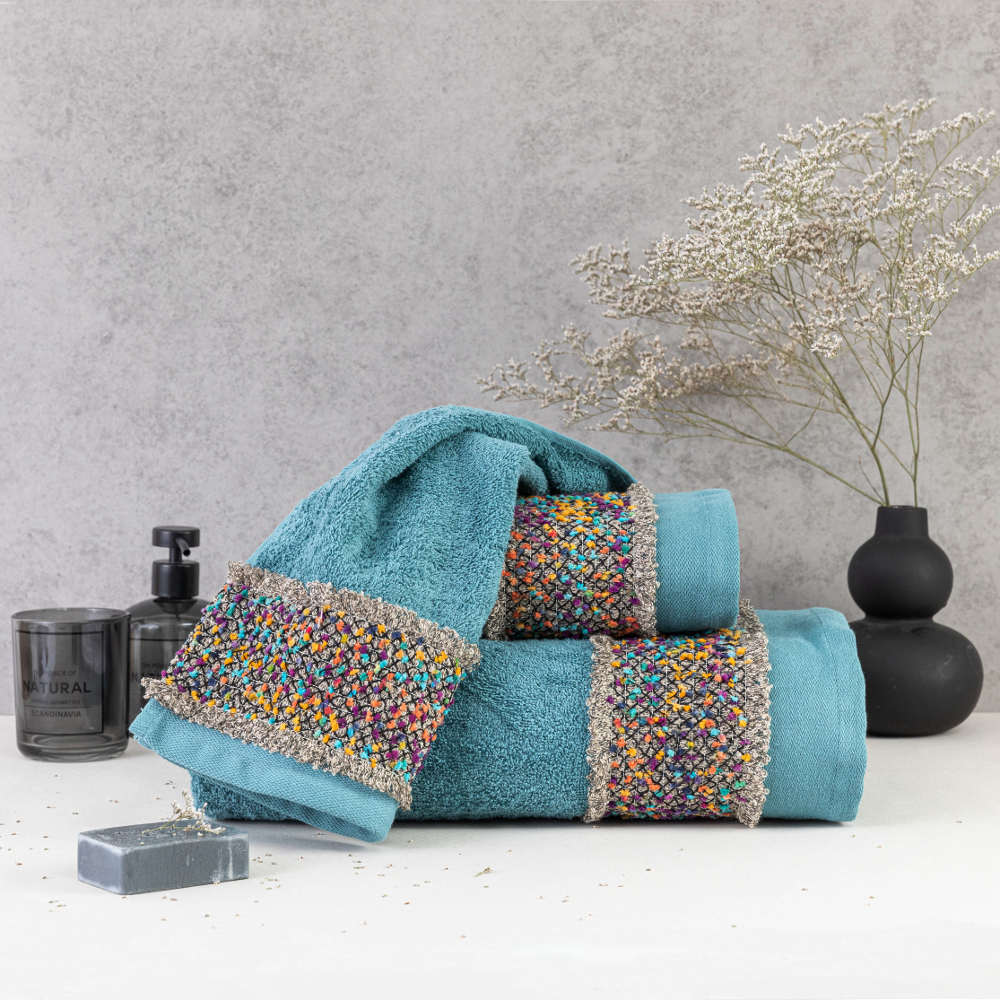 Πετσέτες Σετ 2ΤΜΧ Jules από την εταιρεία Borea Home Textiles