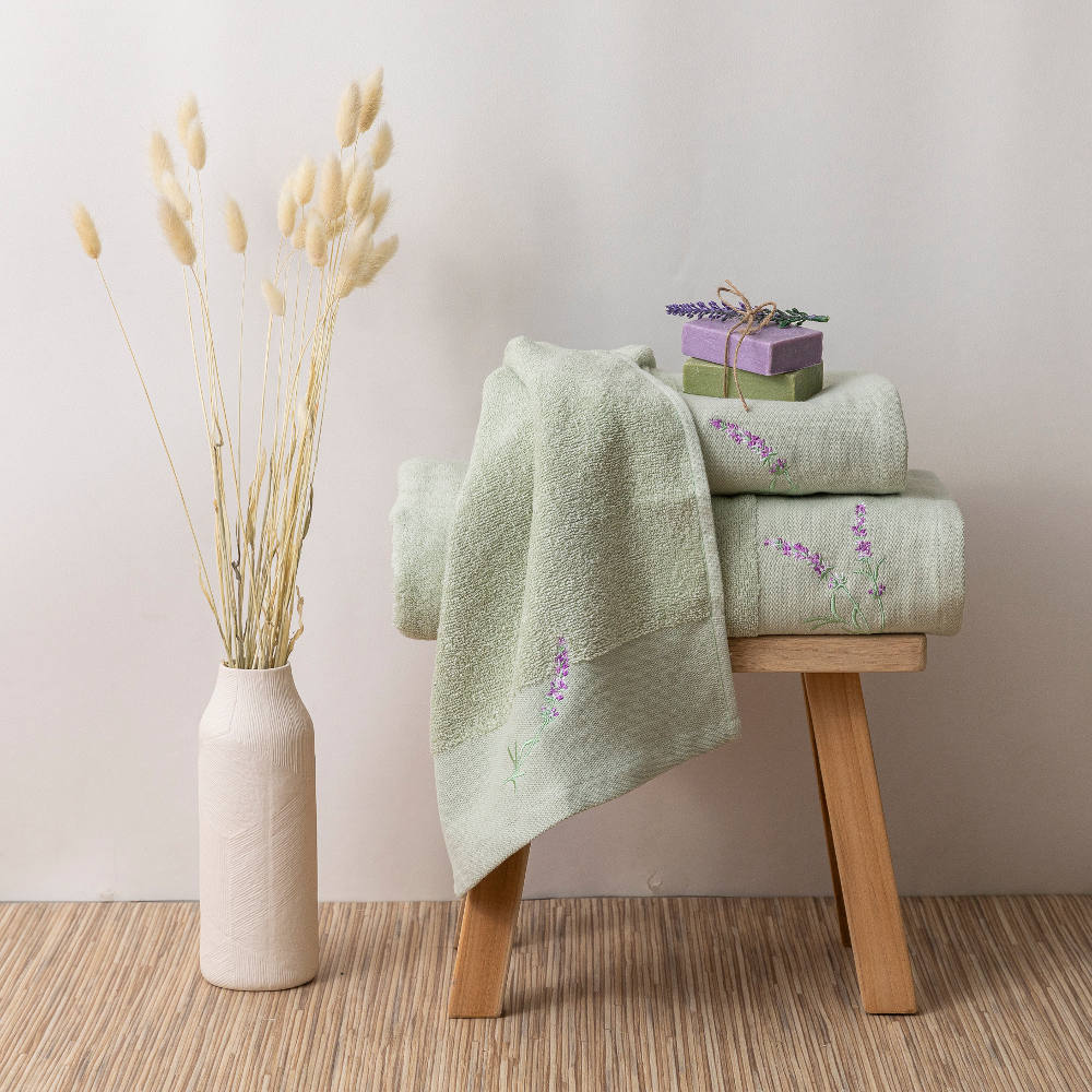Πετσέτες Σετ 2ΤΜΧ Lavender από την εταιρεία Borea Home Textiles