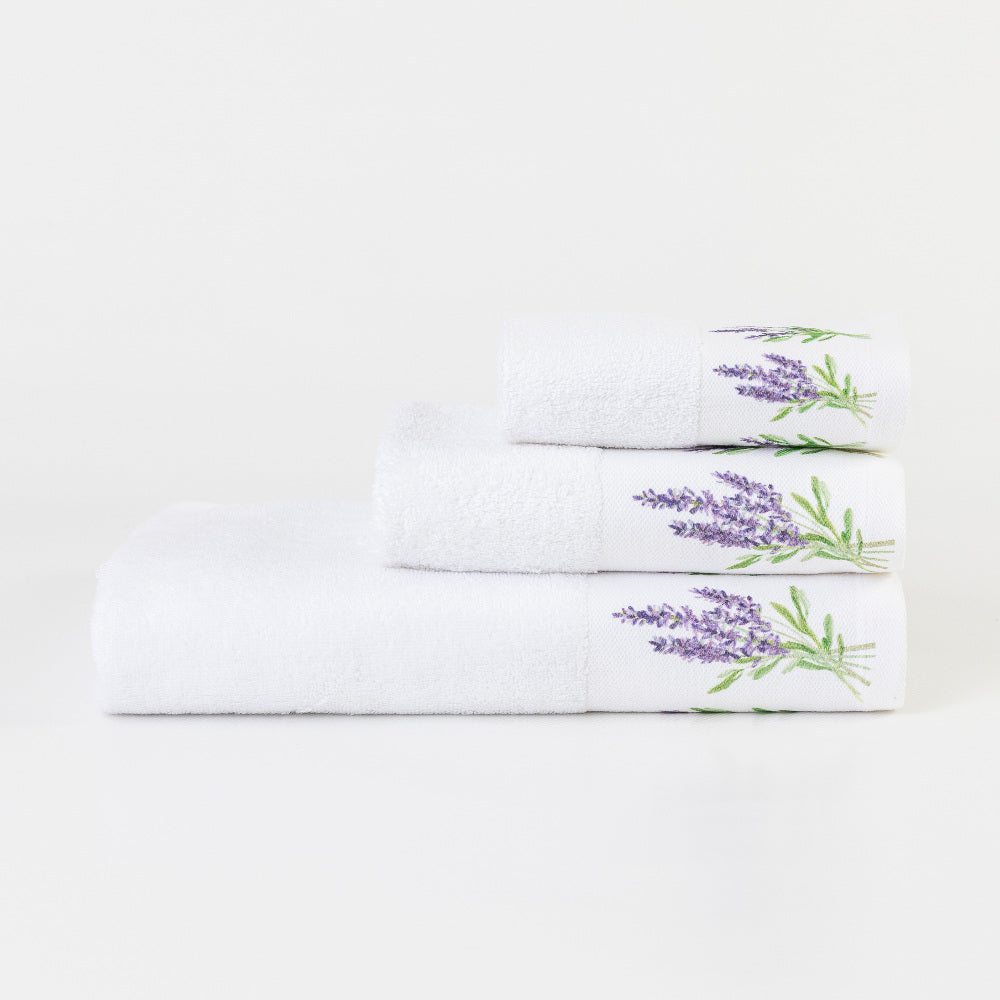 Πετσέτες Σετ 3ΤΜΧ Λεβάντες από την εταιρεία Borea Home Textiles